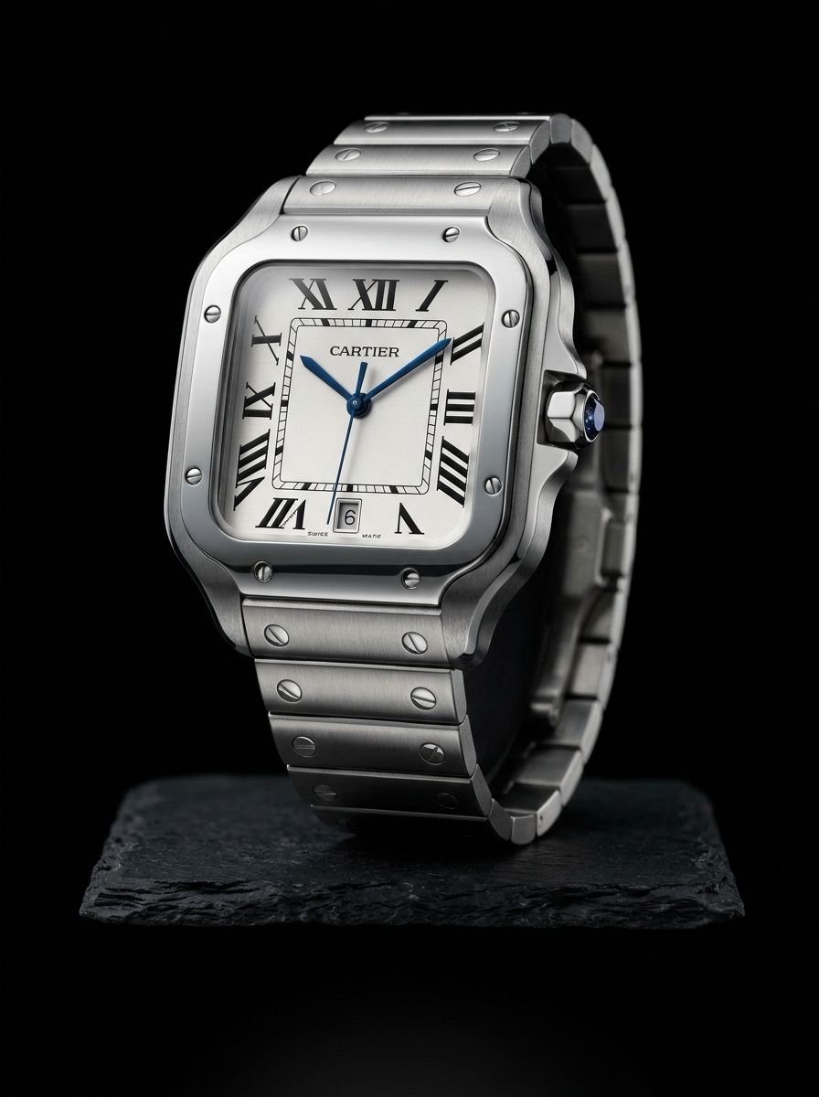 Cartier watch with Roman numerals